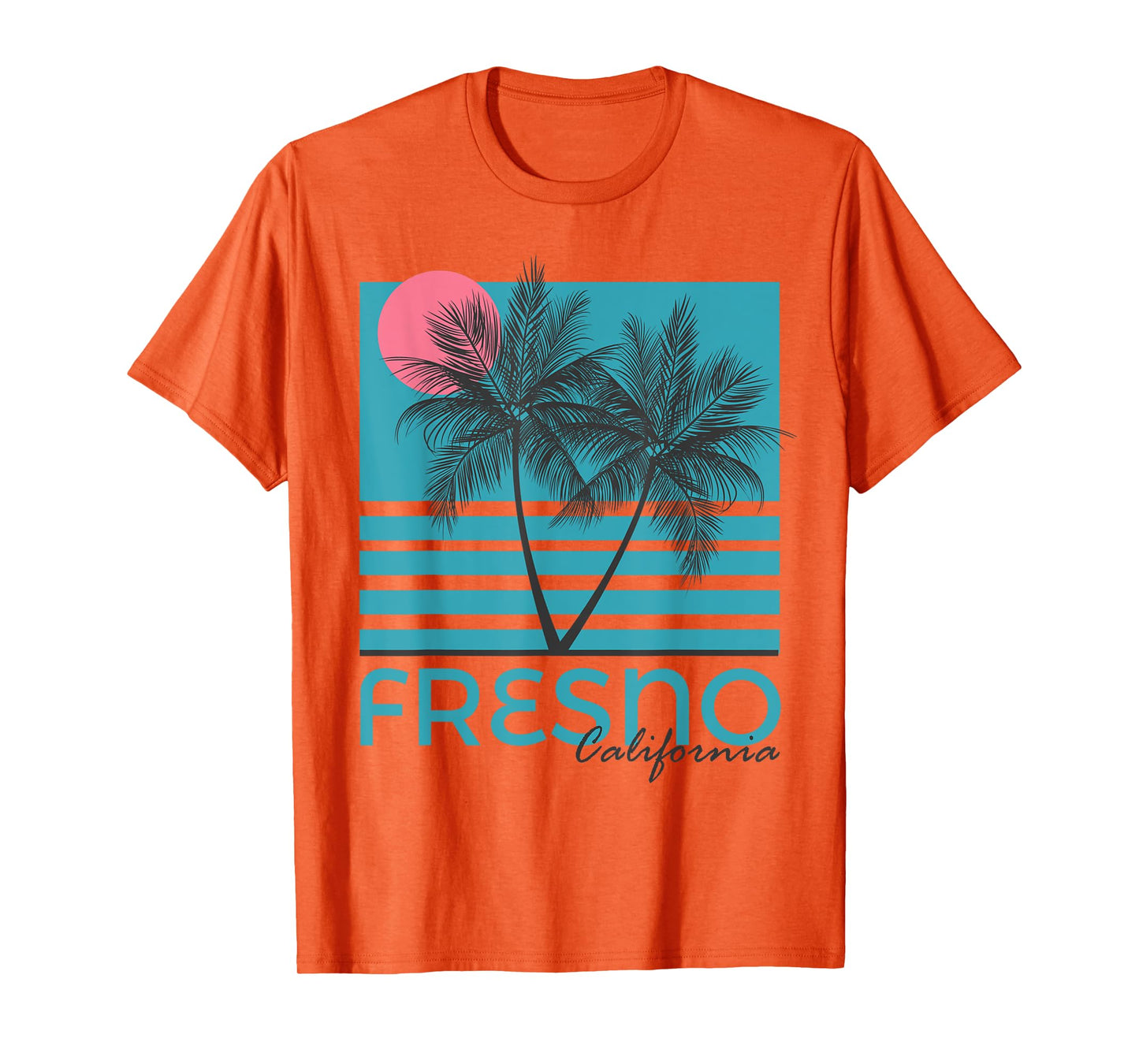 Fresno CA Souvenir California Palm Tree T-Shirt