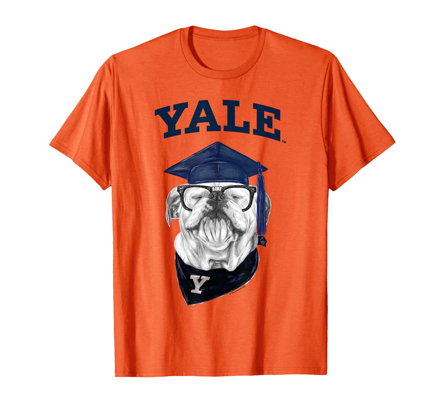 Yale University Smart Bulldog Handsome Dan Graduation T-Shirt