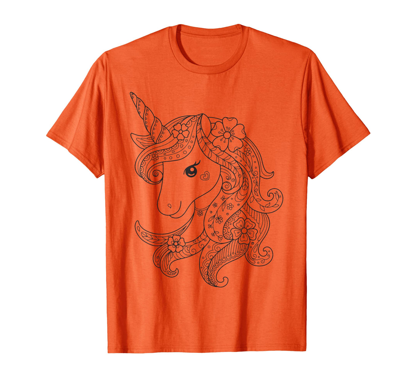 Unicorn to paint and color T-Shirt
