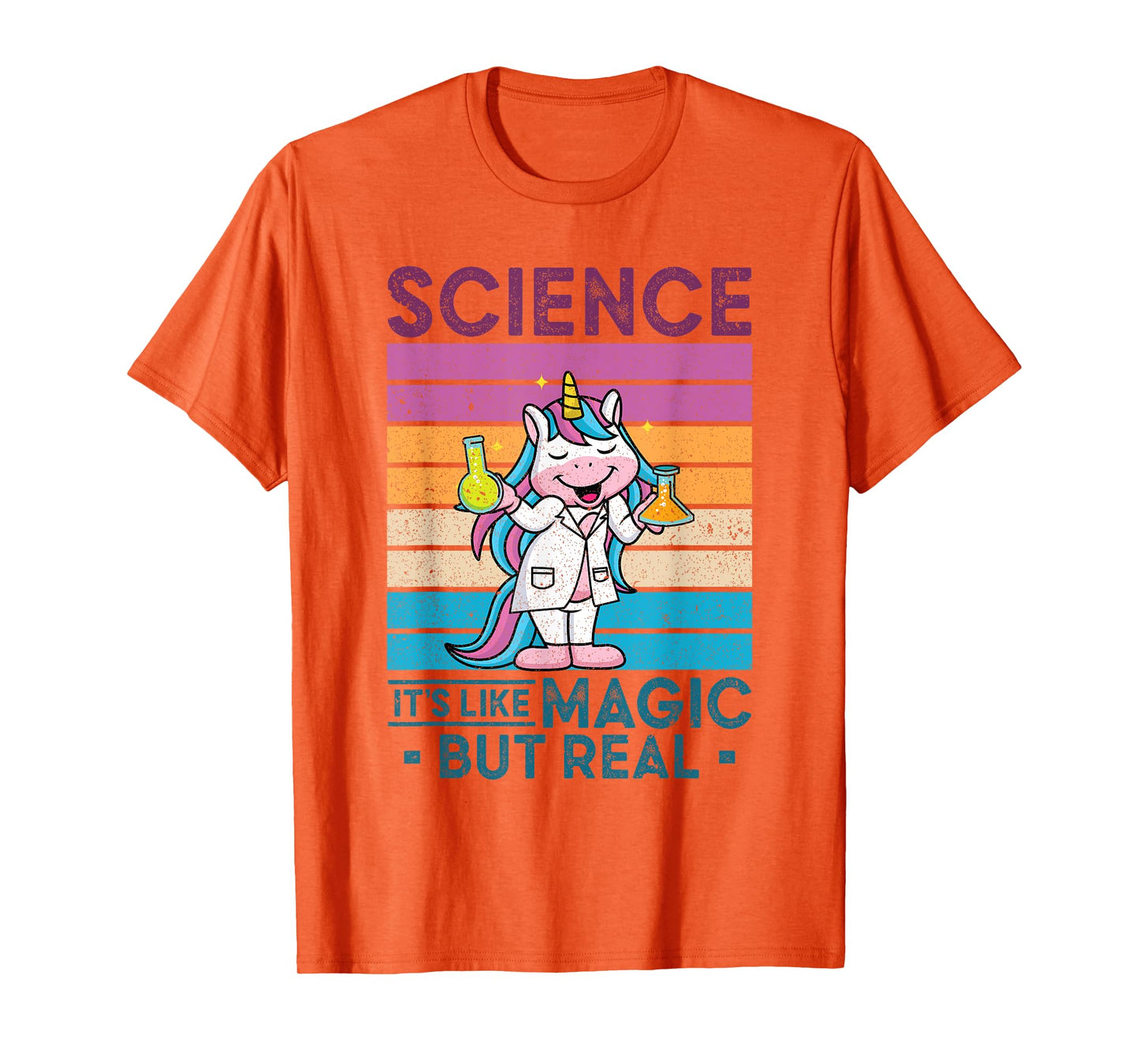 Science It's Like Magic But Real Unicorn Scientist Science T-Shirt