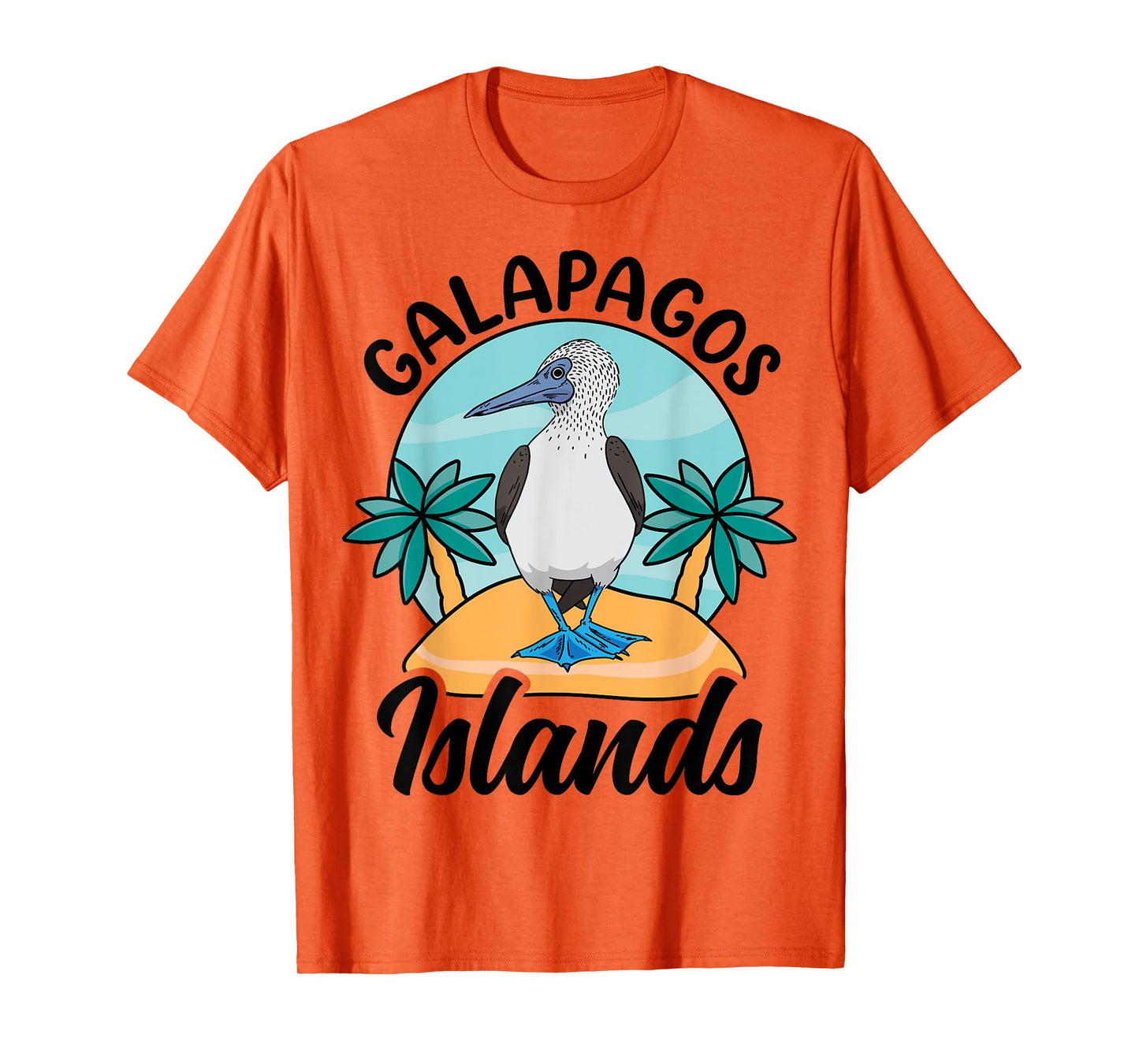 Galapagos Islands Blue Bird Seabird Lover T-Shirt