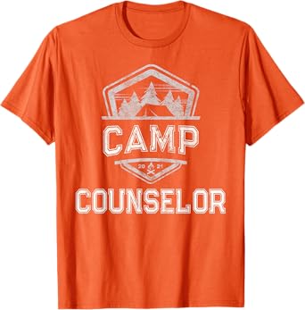Vintage CAMP COUNSELOR Campground Crew Host Teacher Team Men Women T-Shirt