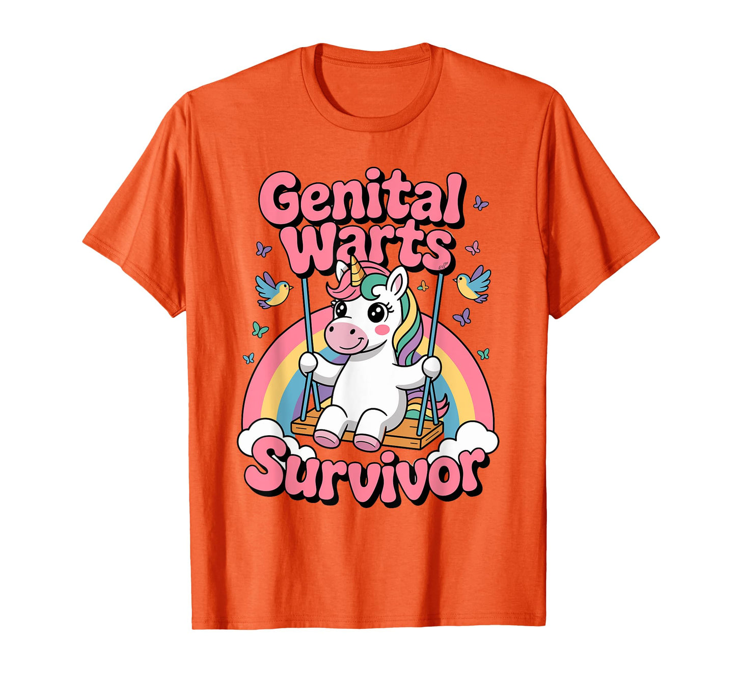 Genital Warts Survivor Unicorn T-Shirt
