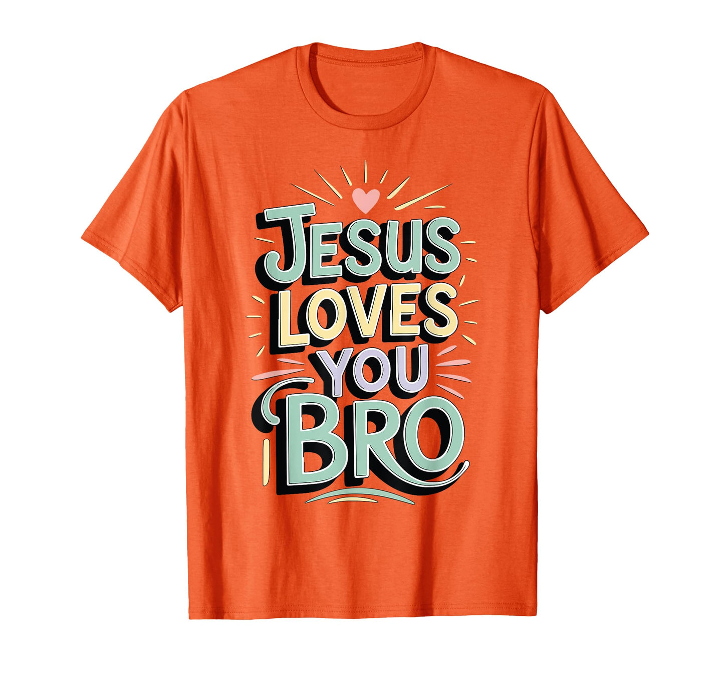 Youth Jesus Love You Bro Funny Christian God Son Boy Toddler T-Shirt
