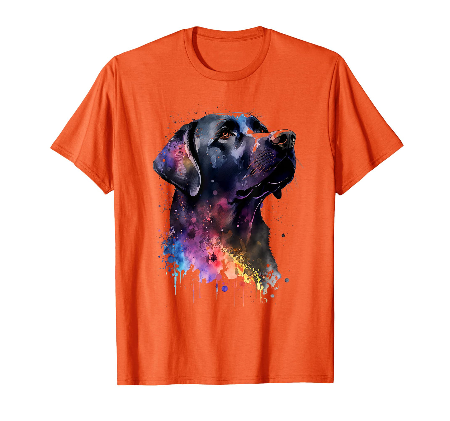 Black Labrador Dog T-Shirt for Men Women Girls Kids