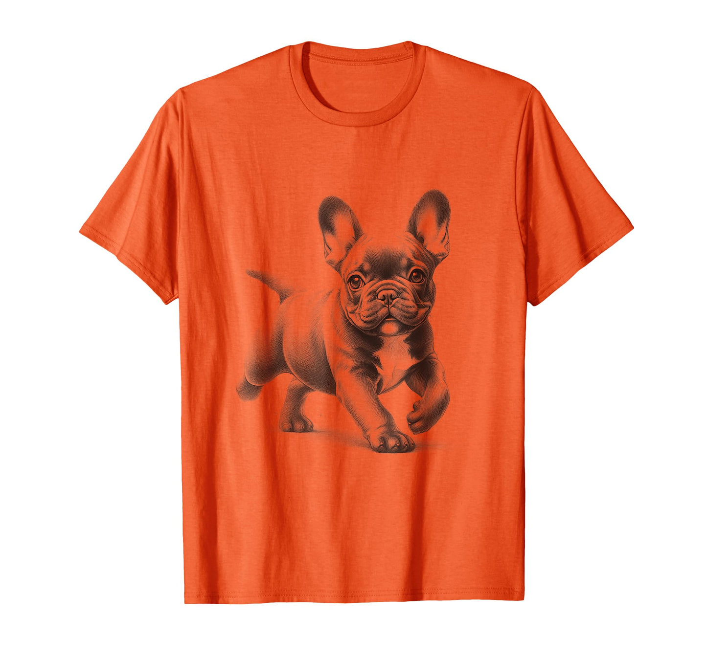 French Bulldog Running Frenchie Design For Men And Women T-Shirt