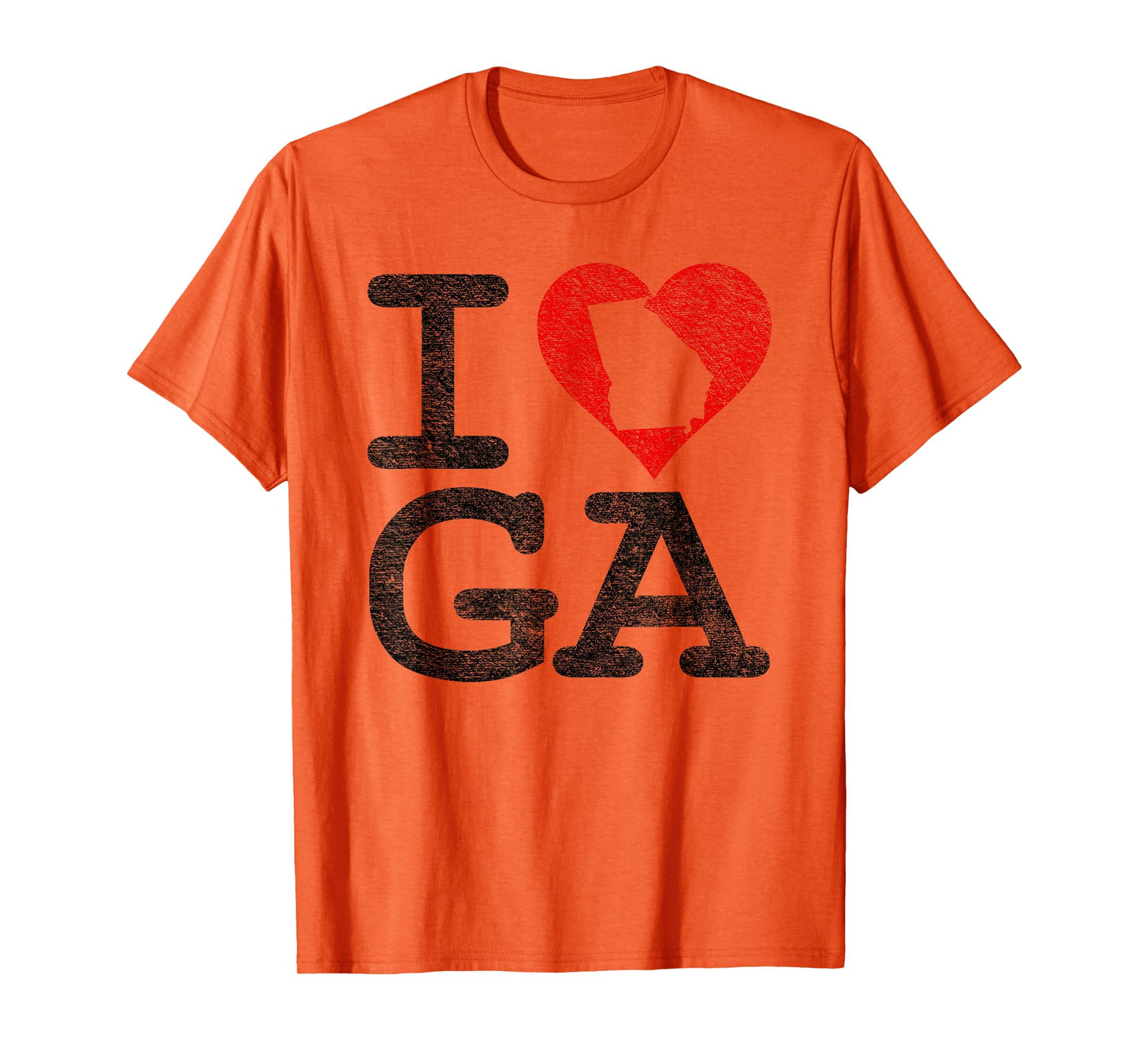 I LOVE GEORGIA I HEART GA ATLANTA PEACH STATE T-Shirt