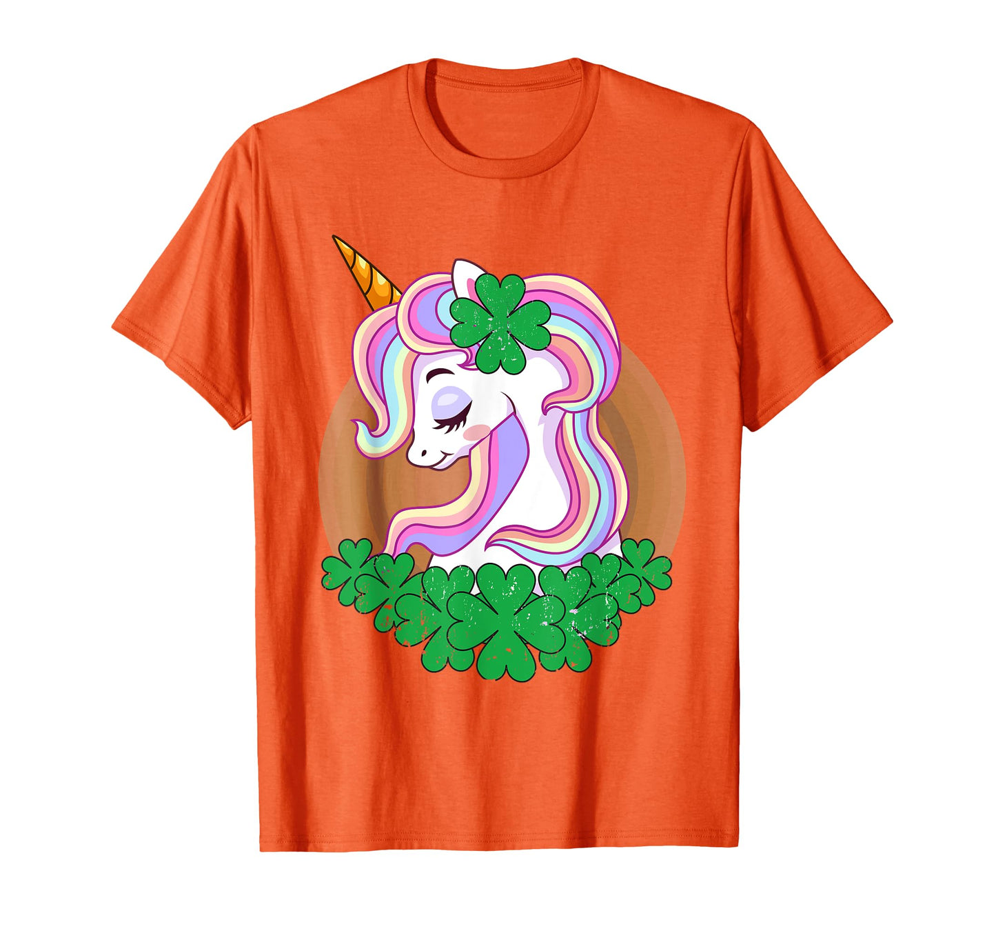 St Patricks Day Unicorn Shamrock Pattys Toddler Kid Girls T-Shirt