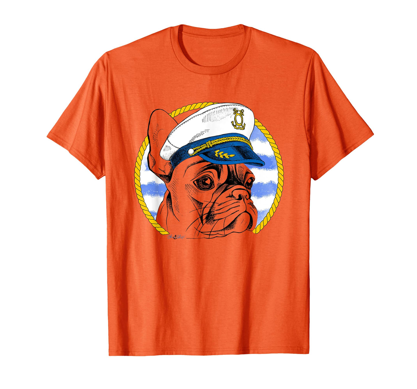 Oh Ship! Nautical French Bulldog T-Shirt