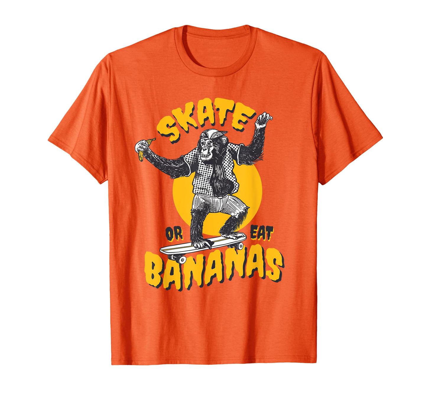 Monkey Skate or eat bananas for Skateboarding T-Shirt