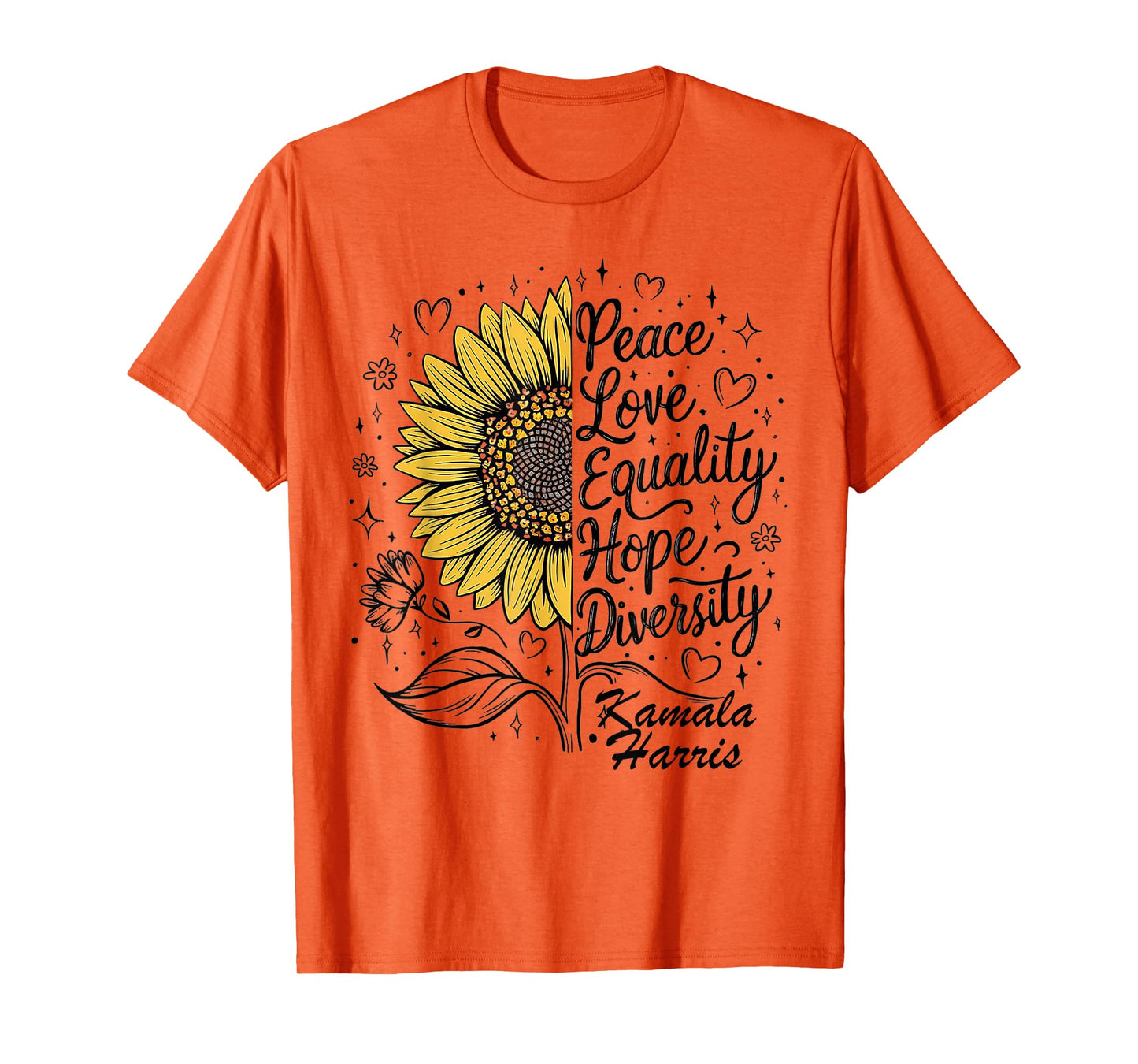 Peace Equality Love Hope Diversity Kamala Harris T-Shirt