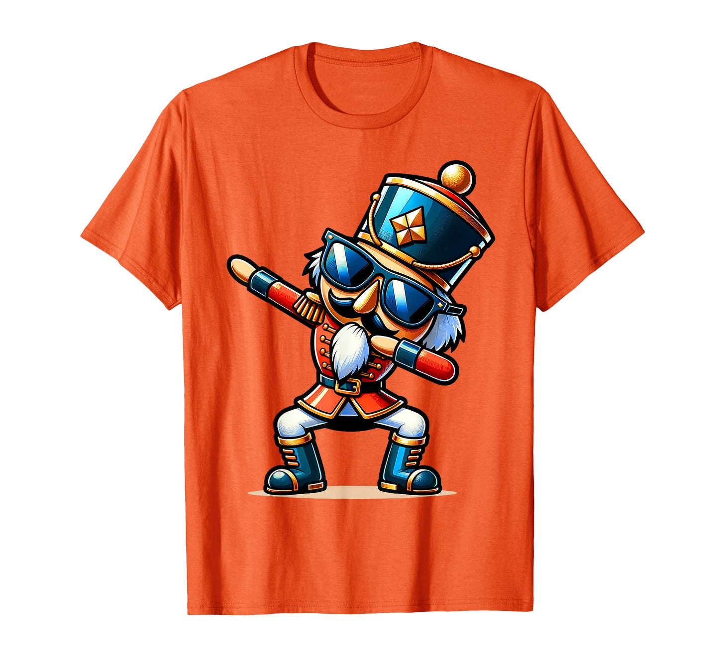 Christmas Nutcracker Dabbing Boys Santa Xmas Funny T-Shirt