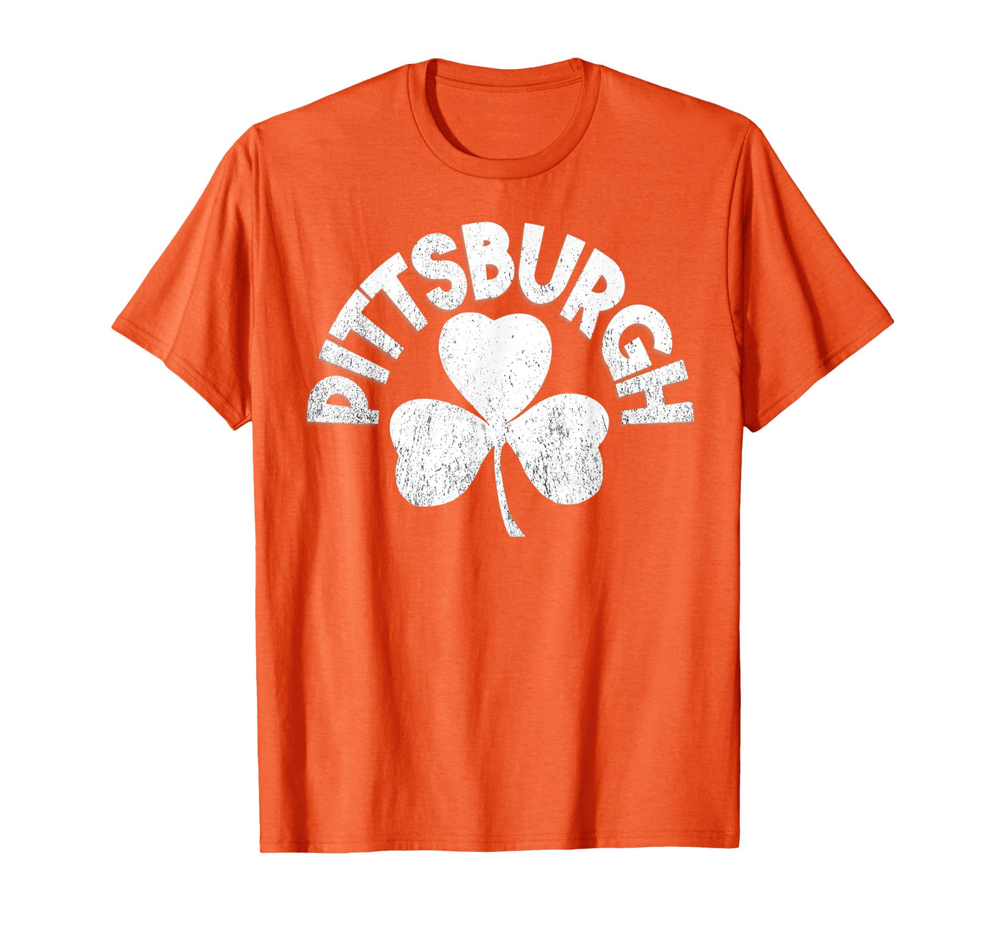 Pittsburgh St Patricks Day Distressed Irish Pittsburgh T-Shirt