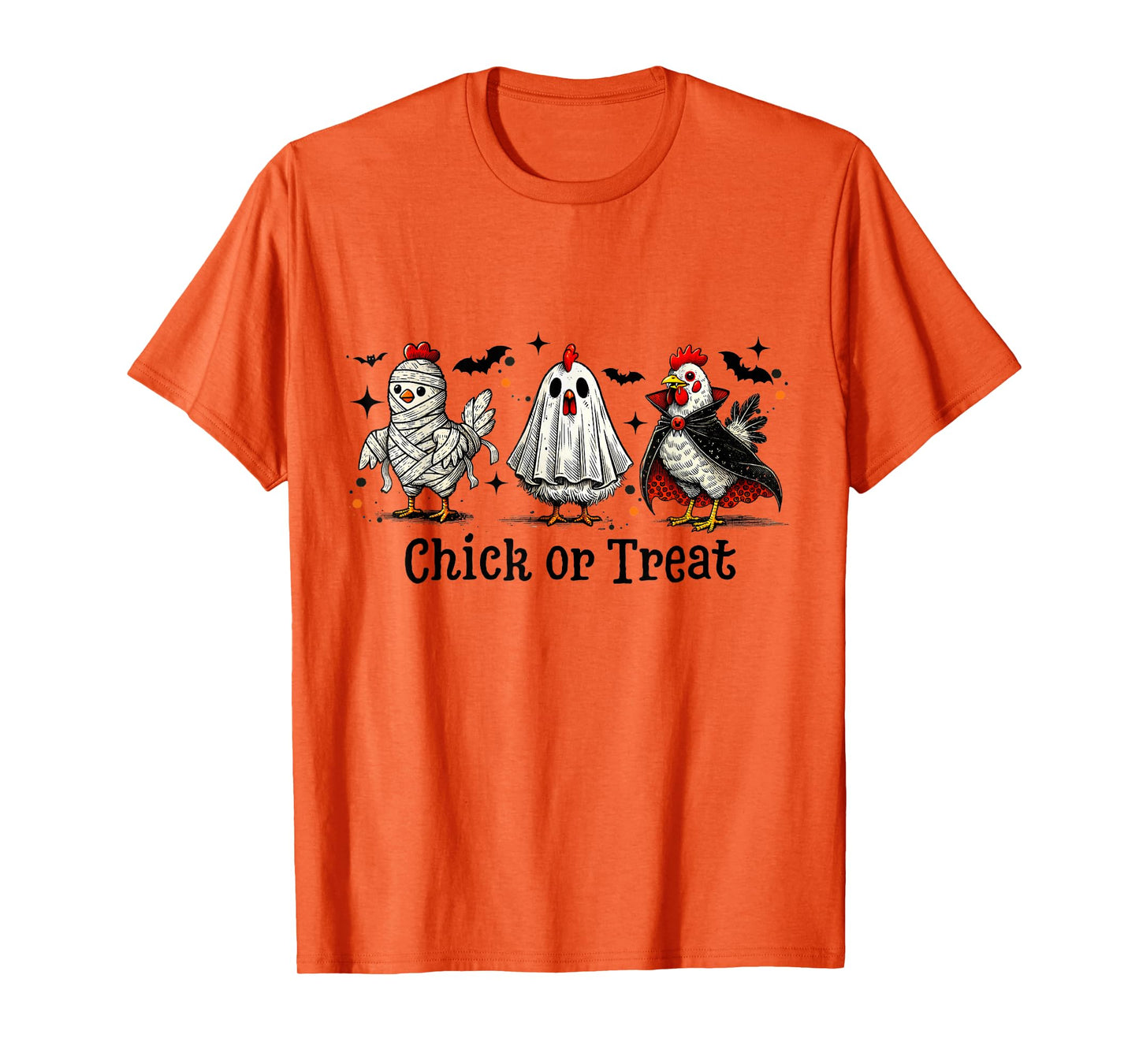 Funny Halloween Chicken Chick Or Treat T-Shirt