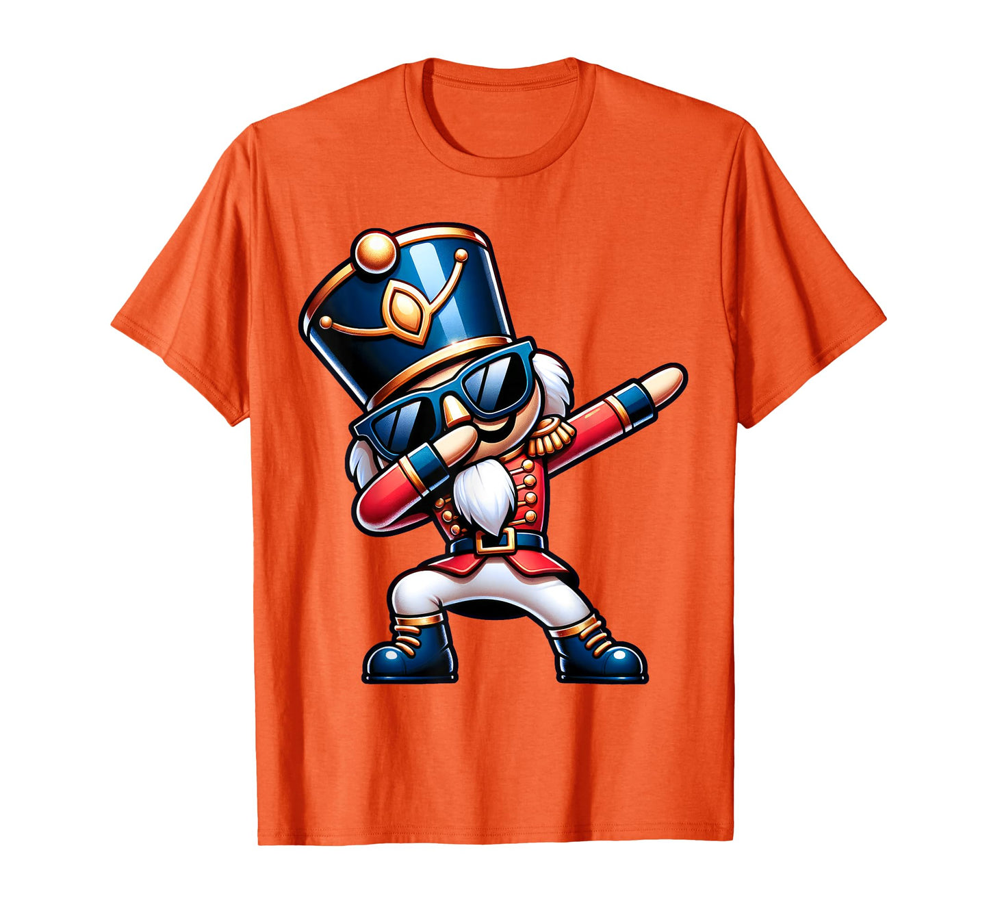 Christmas Nutcracker Dabbing Boys Santa Xmas Funny T-Shirt