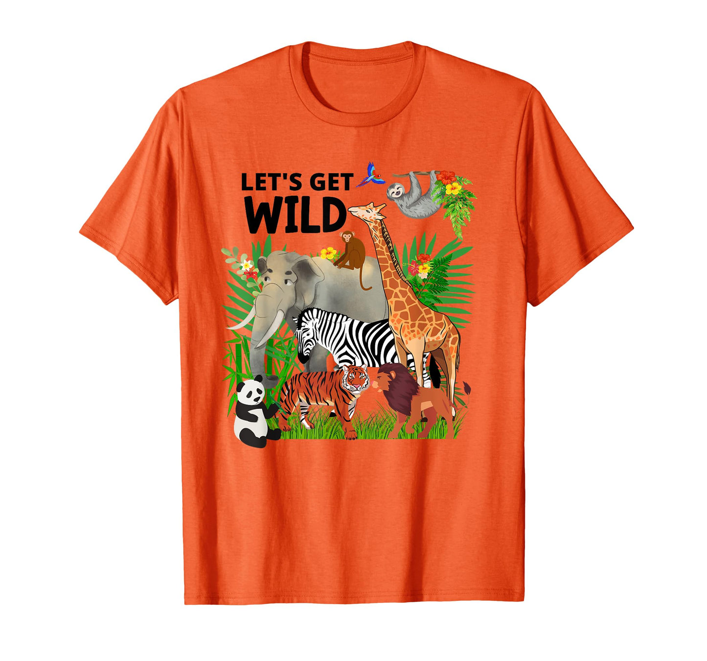 Zoo Animals Wildlife Birthday Party A Day At The Zoo Safari T-Shirt