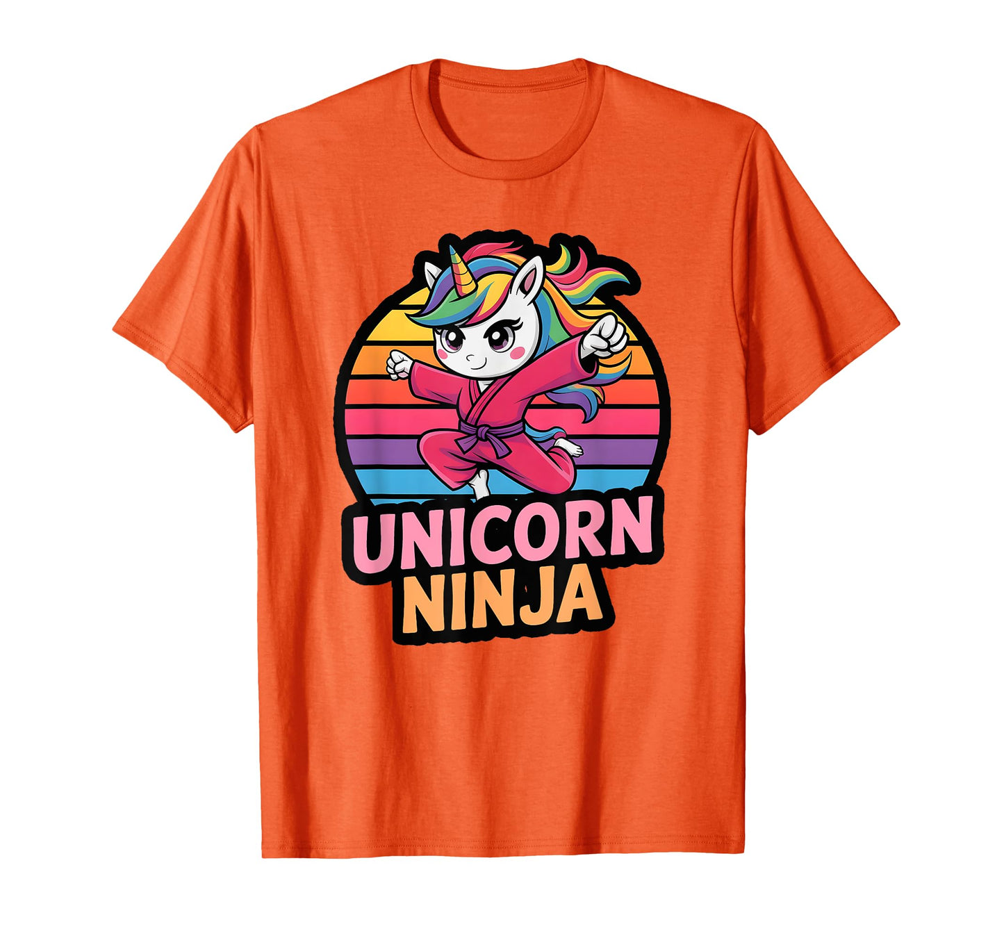 Princess UNICORN NINJA Birthday Girl Girls I Like Pink Team T-Shirt