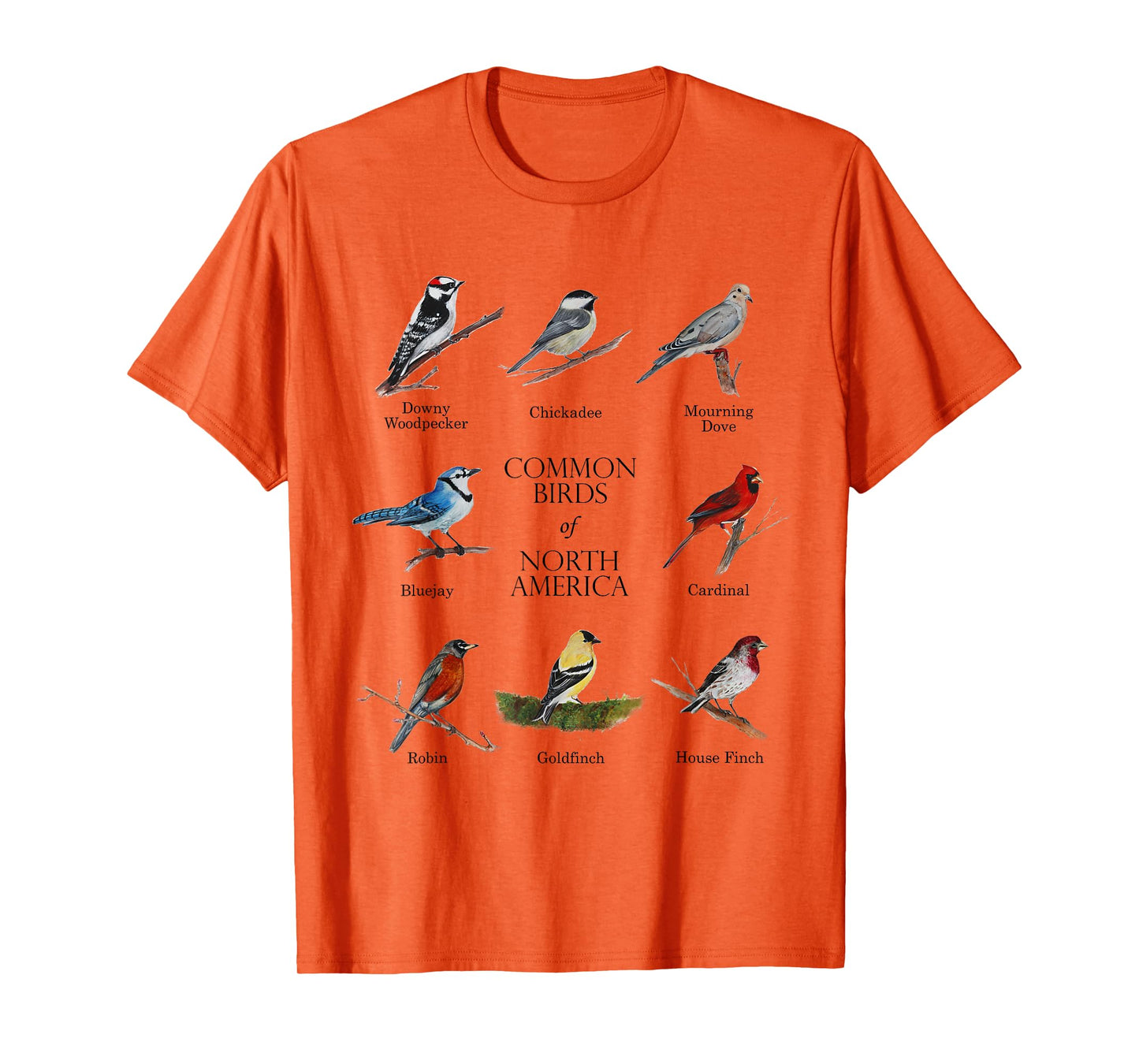 Birds of North America, Bird Lover or Watcher T-shirt T-Shirt
