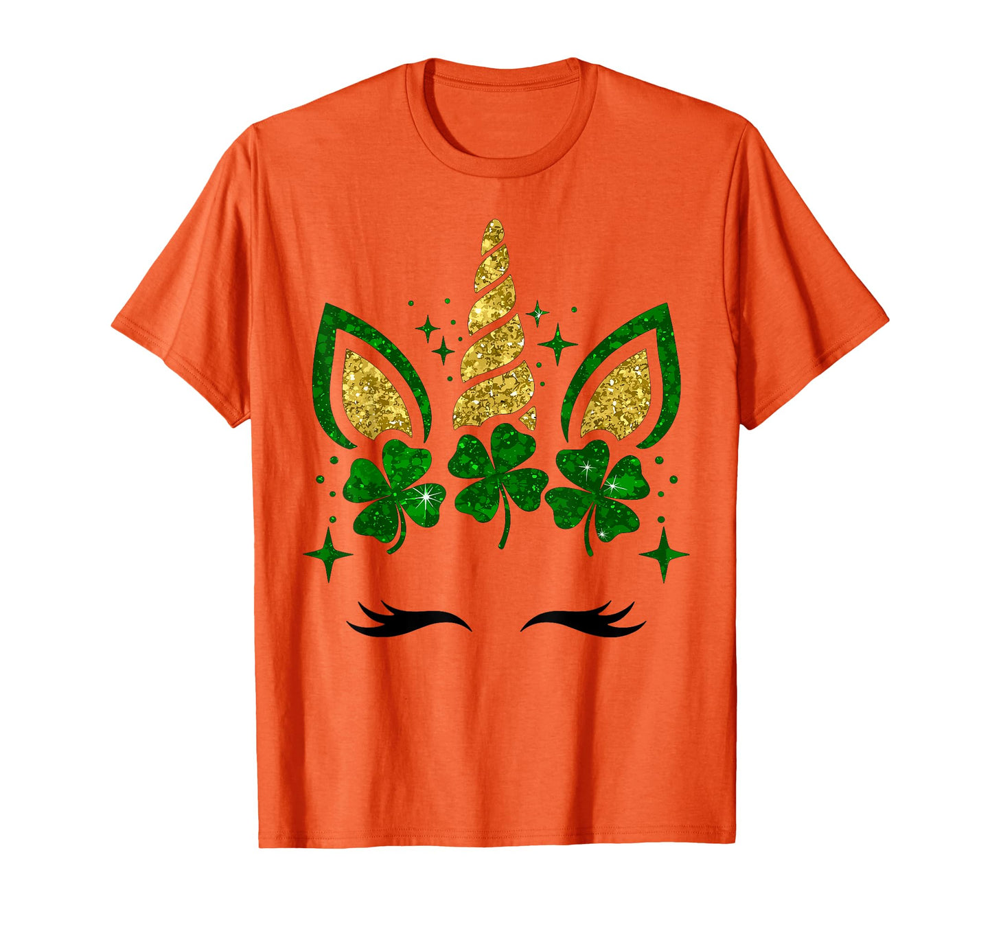 Cute Unicorn Shamrock St Patricks Day Girls Kids Lepricorn T-Shirt