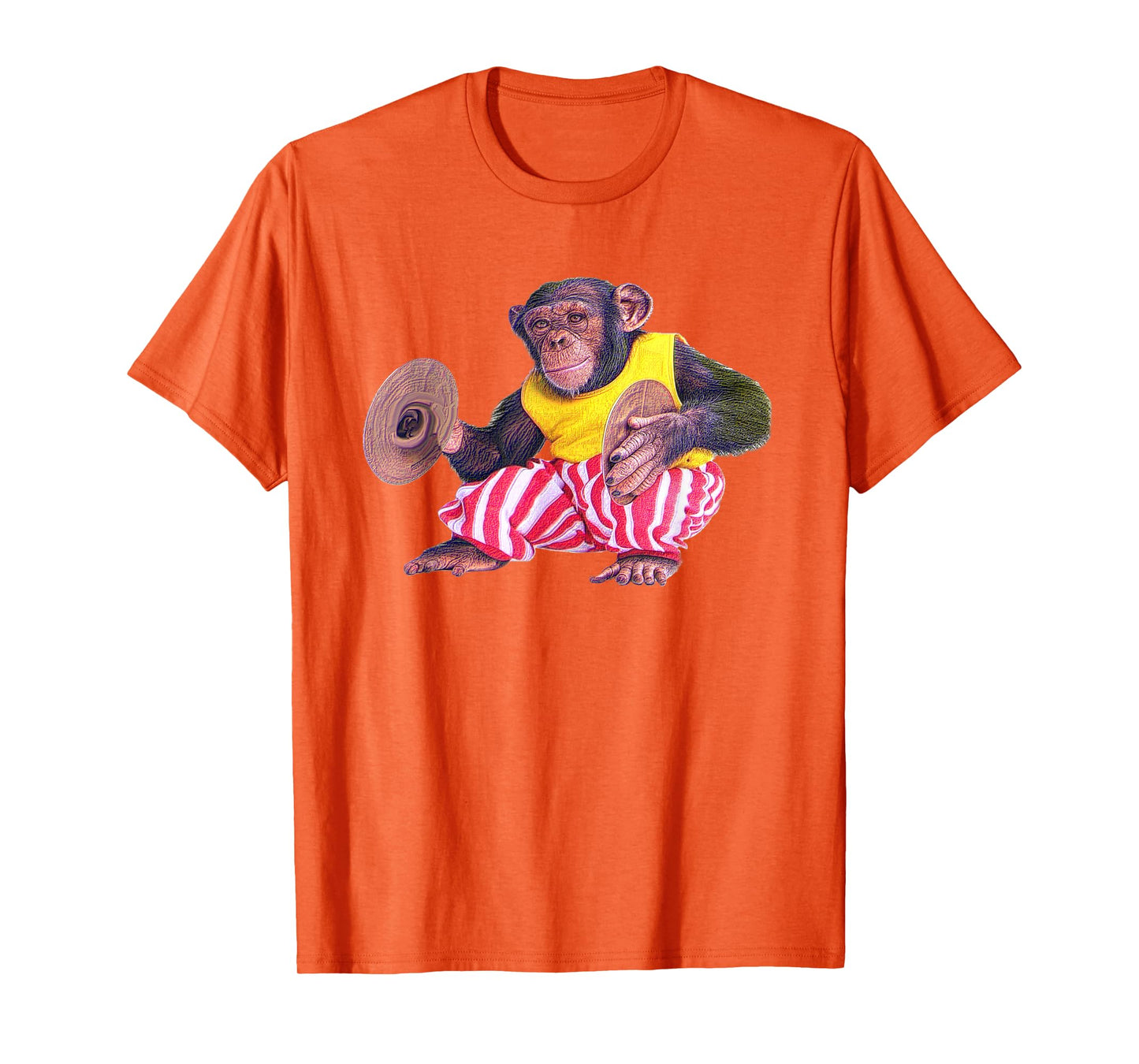 Cymbal Chimp Toy, Jolly Monkey With Cymbals Vintage Retro T-Shirt
