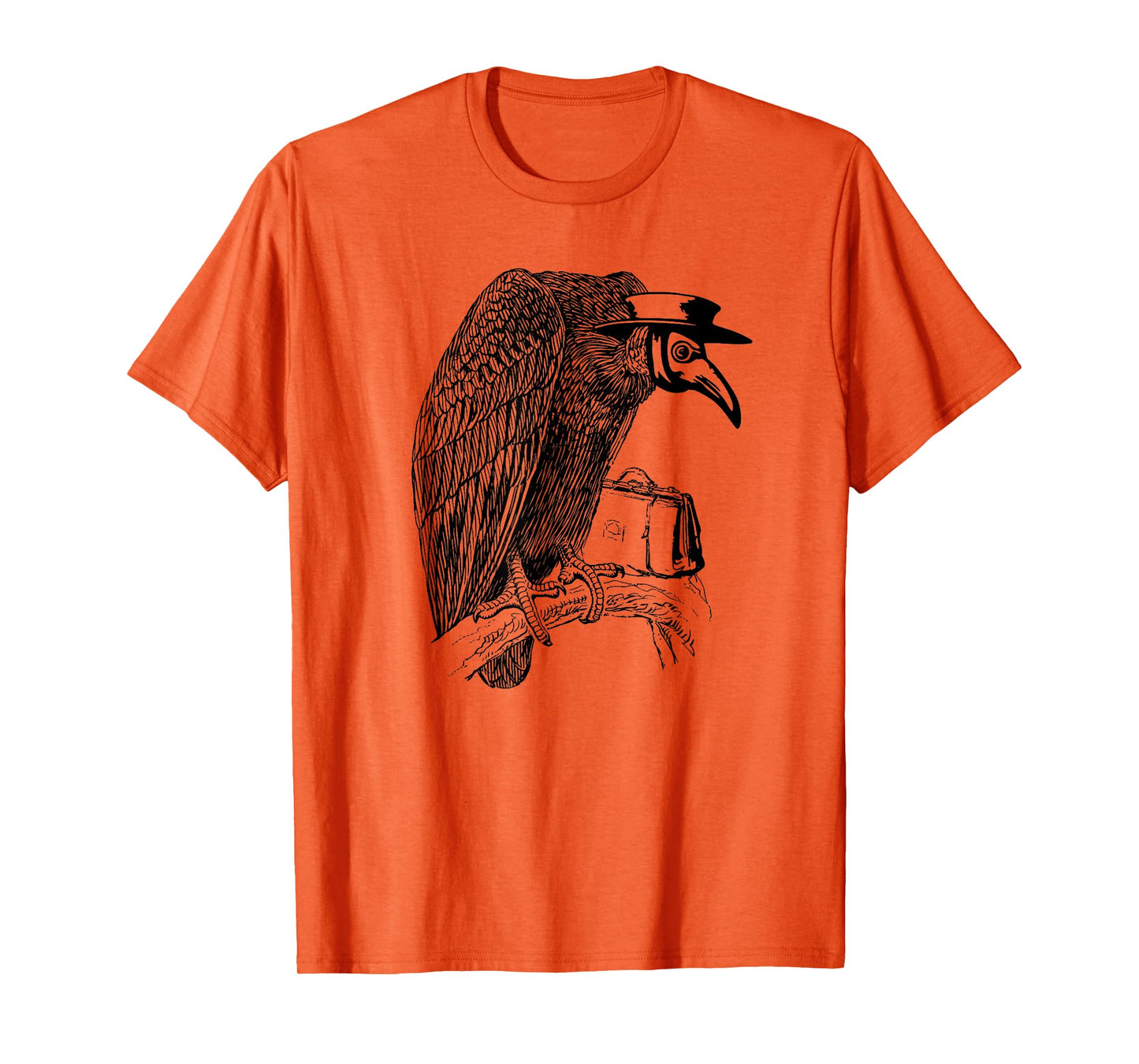 Vulture Plague Doctor Medieval Macabre T-Shirt
