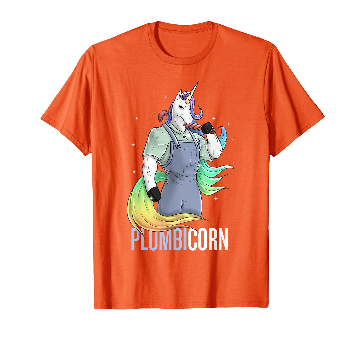 Plumber Unicorn Plumbicorn Plumbing Pun Handyman Funny T-Shirt