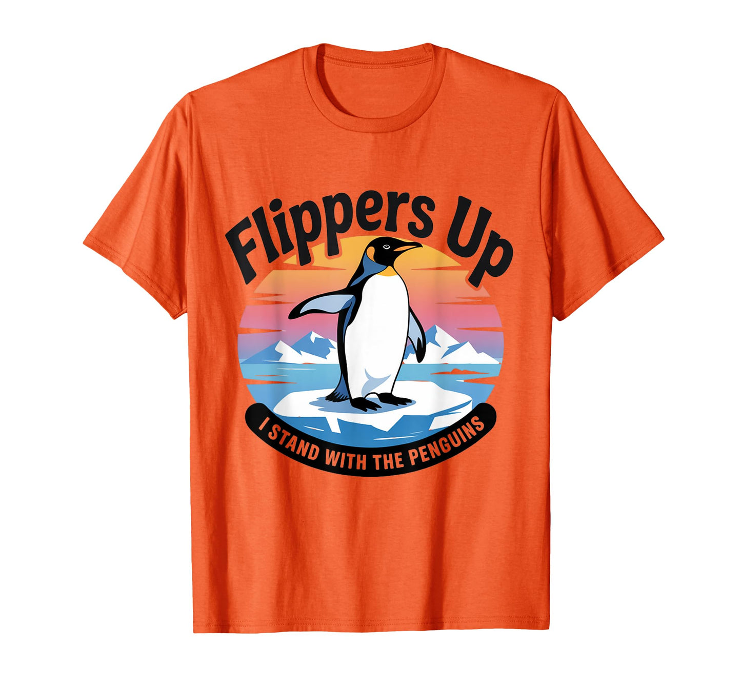 Funny Resist Penguins Protest Against Tariffs T-Shirt