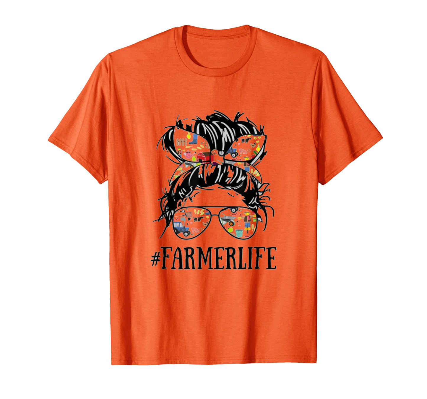 Farmers and Farming lovers gift Women's Farm Life Farmer Life For Farmer Girl Farming T-Shirt