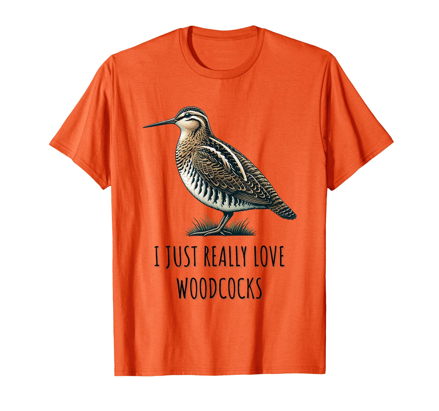 Woodcock Bird Vintage Illustration T-Shirt T-Shirt