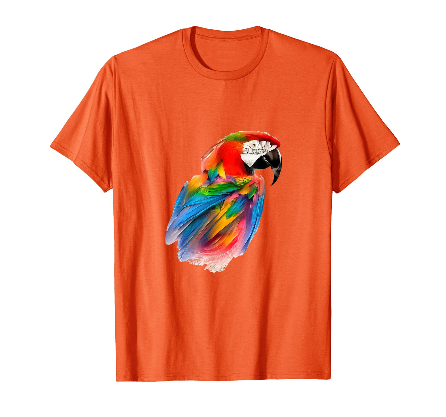 Red Macaw Parrot Colourful Bird Macaw Kanga Scarlet Macaw T-Shirt
