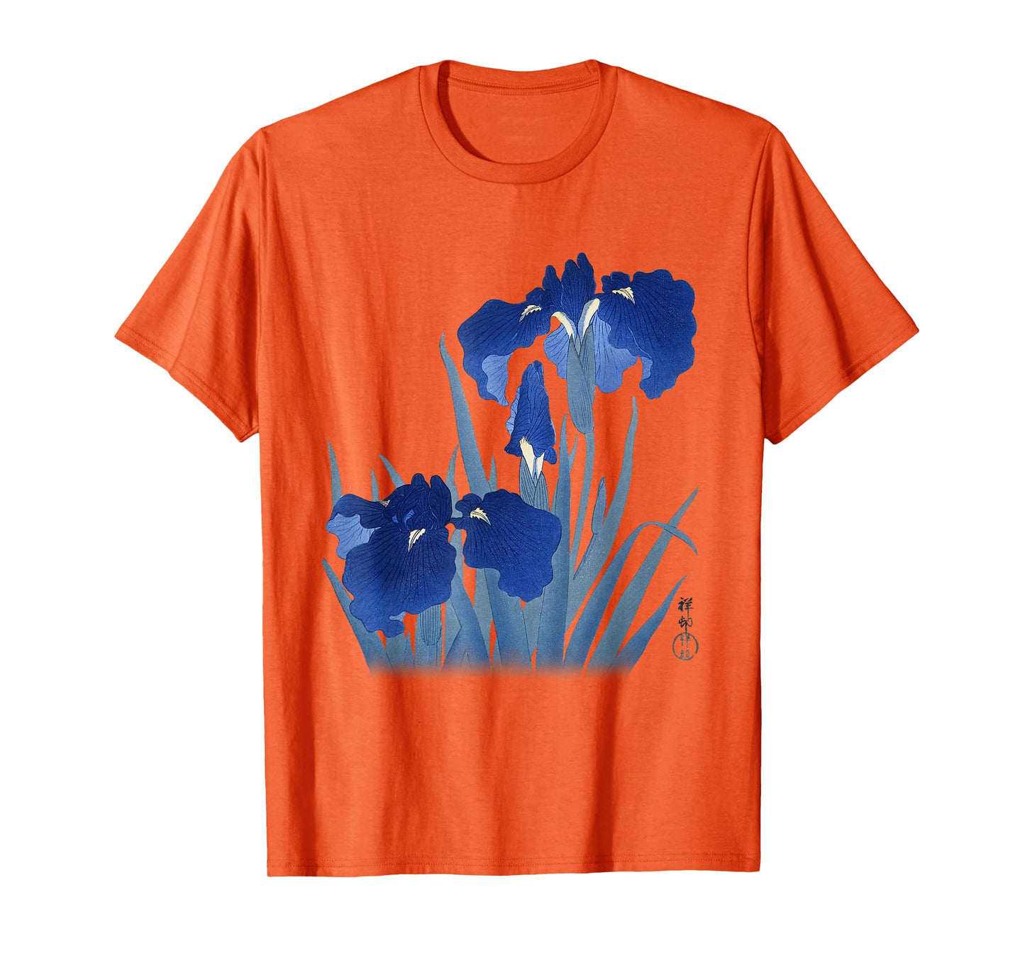 Japanese art print irises by Ohara Koson T-Shirt