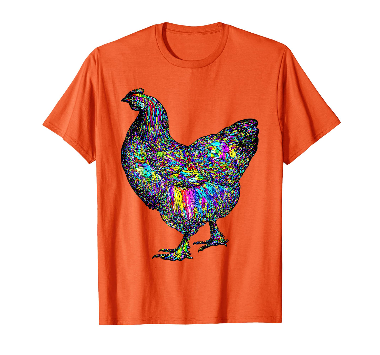 Psychedelic Chicken Bird T-Shirt
