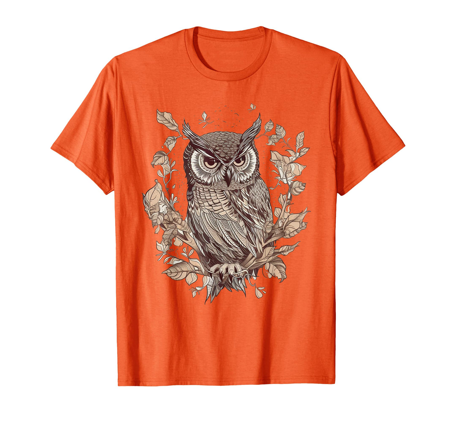Moon Owl Birds Owl Gifts Graphic for Men Women Boys Girls T-Shirt