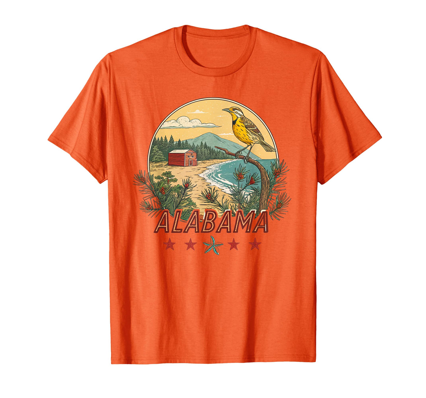 Retro Vintage Sweet Alabama Yellowhammer Souvenir T-Shirt