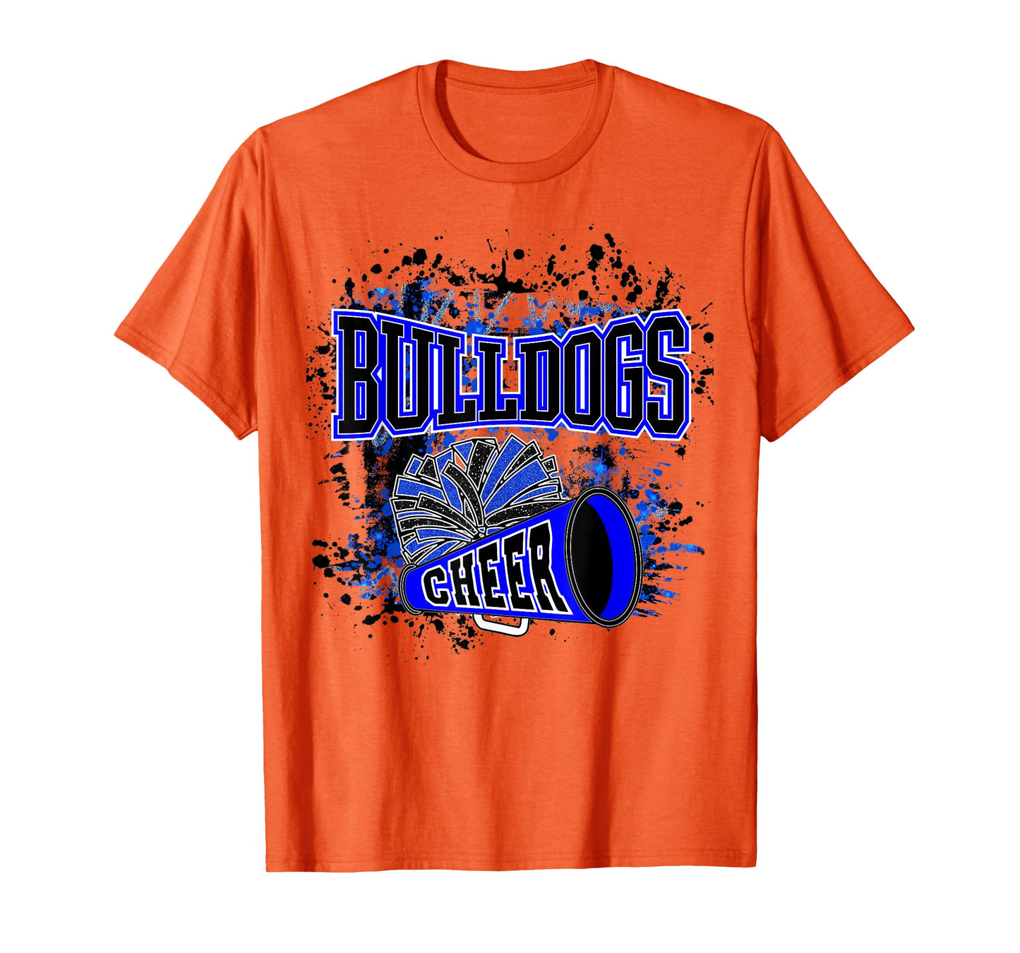 Go Bulldogs Cheer Women Bulldogs Girls School Spirit T-Shirt