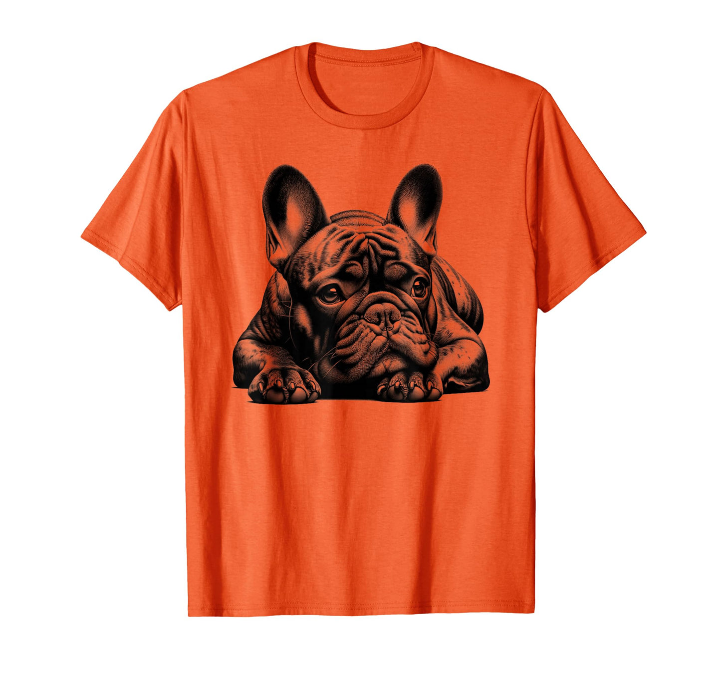 Dreamy French Bulldog in Lying Pose T-Shirt