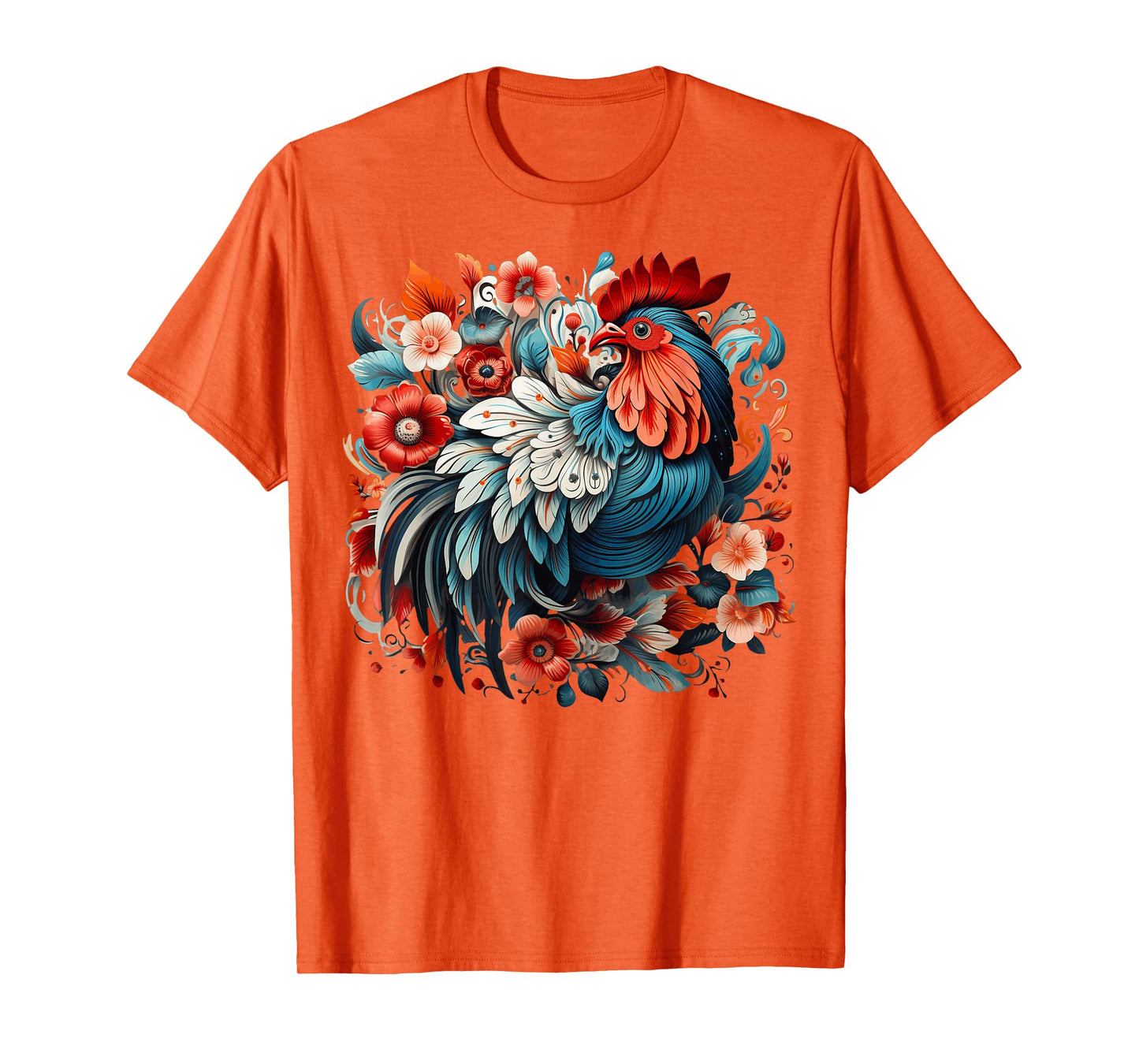 Chicken Floral T-Shirt