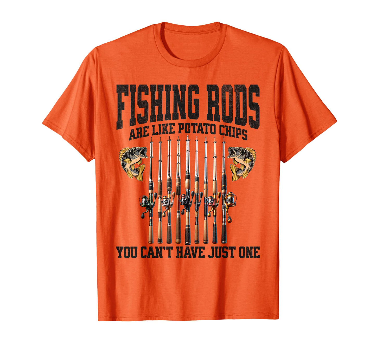 Funny Fishing Tuna Bass Rod Fisherman Cool Dad Quote T-Shirt
