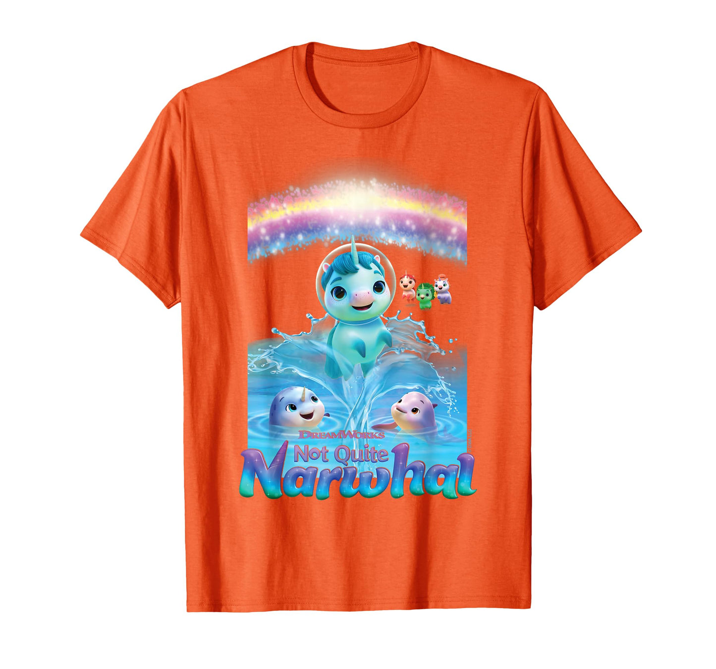 DreamWorks Not Quite Narwhal Jumping T-Shirt