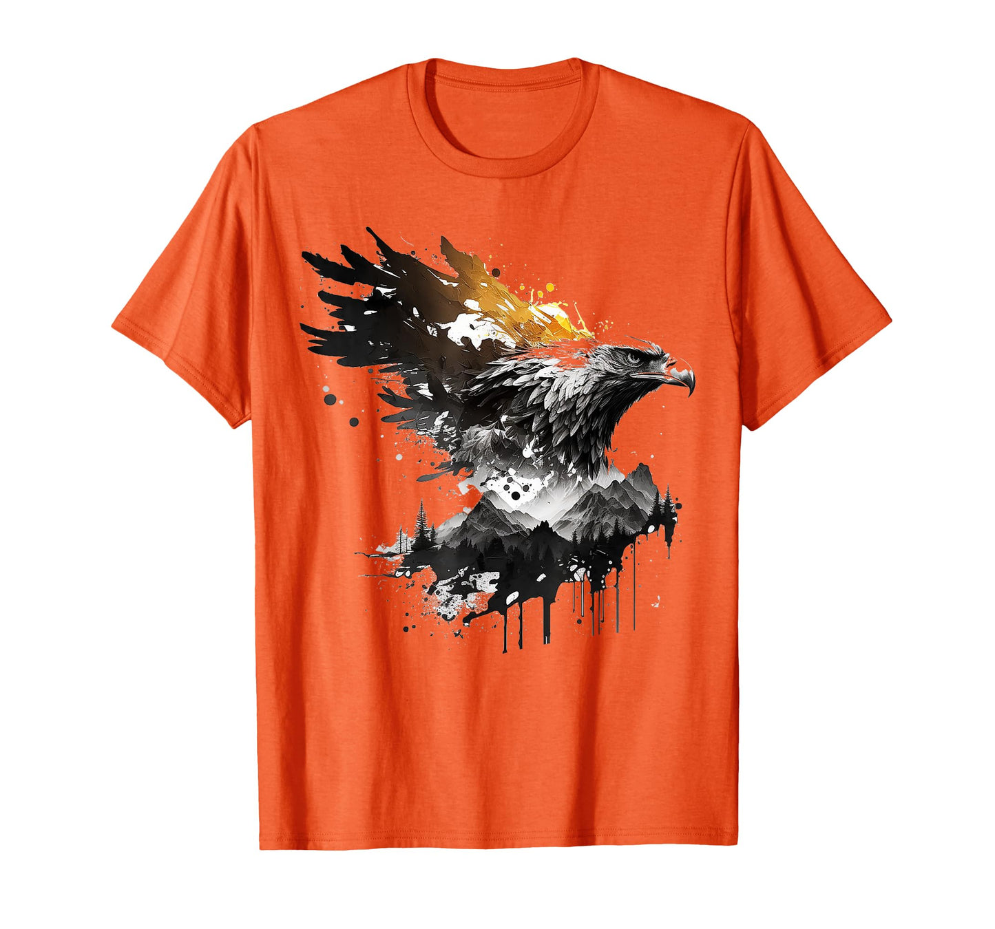 Art eagle bird motif animal T-Shirt