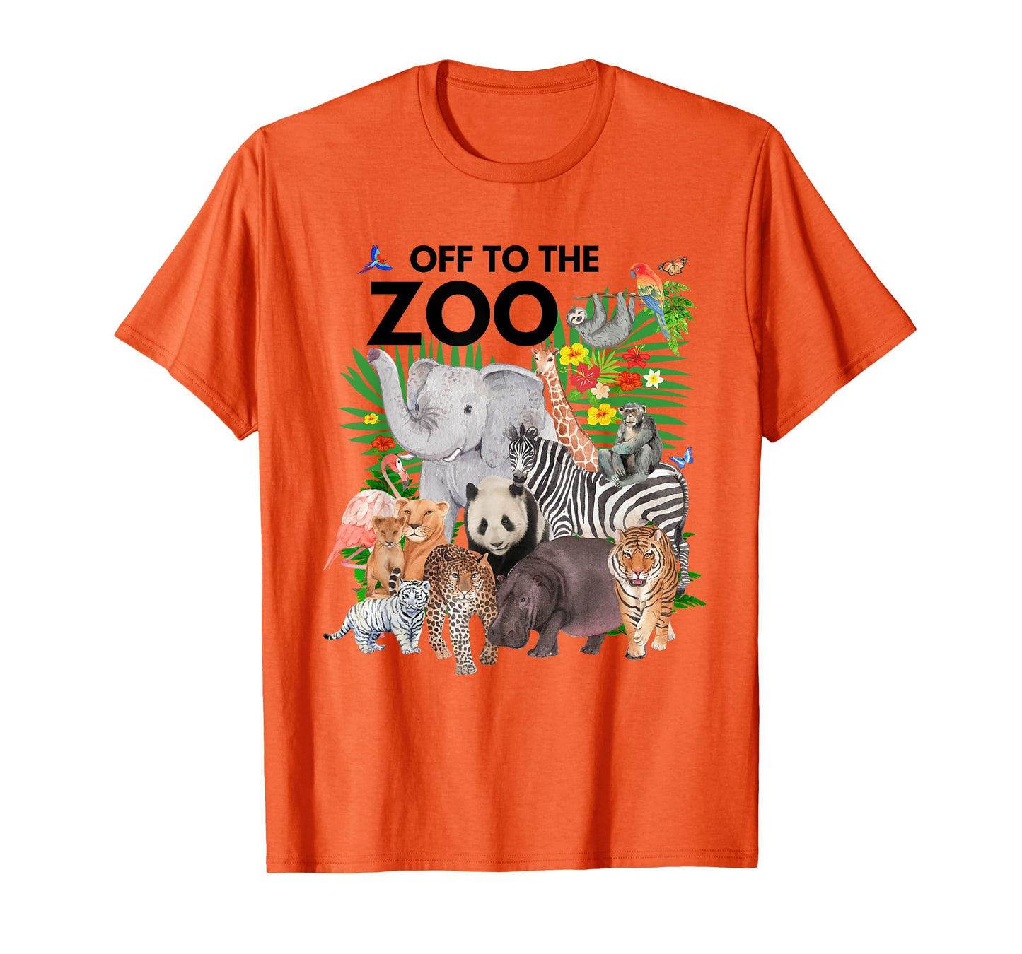 Zoo Animals Safari Party A Day At The Zoo Safari Zoo Trip T-Shirt