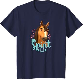DreamWorks Spirit Riding Free -Spirit Horseshoe Kids T-Shirt