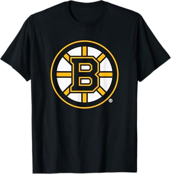 Boston Bruins Icon Black Officially Licensed T-Shirt