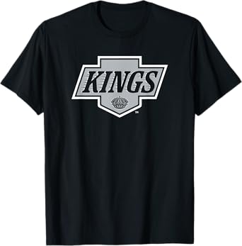 Los Angeles Kings Icon Black Officially Licensed T-Shirt