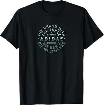 adidas Badge of Sport Three Stripe Dipped Crest Graphic T-Shirt