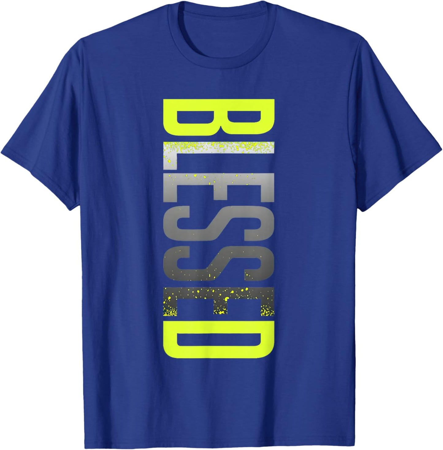 Neon Yellow Black Cool Grey Graphic Match T-Shirt T-Shirt - T-Shirt | Royal
