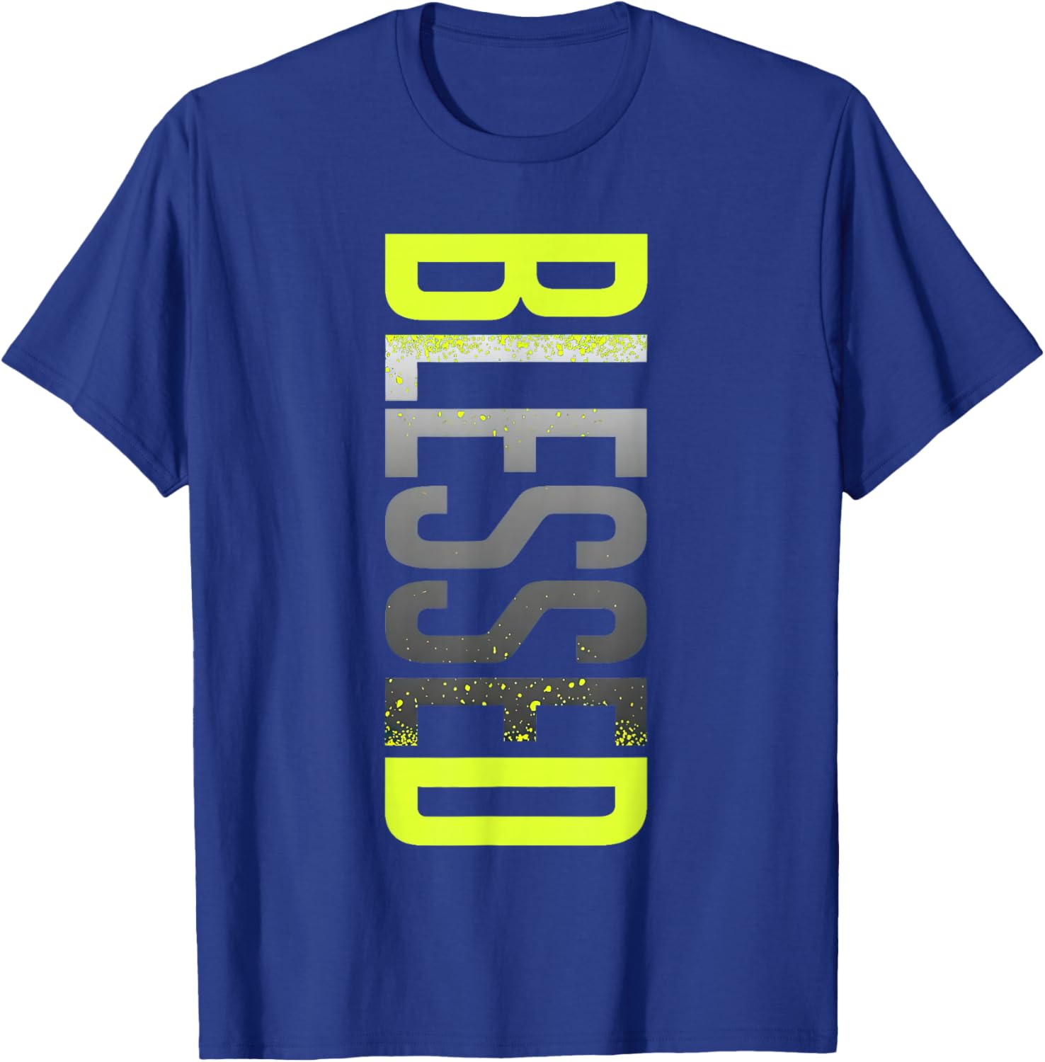 Neon Yellow Black Cool Grey Graphic Match T-Shirt T-Shirt - T-Shirt | Royal