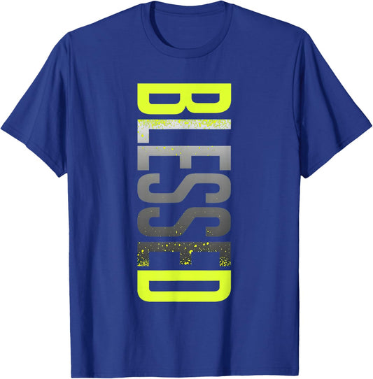 Neon Yellow Black Cool Grey Graphic Match T-Shirt T-Shirt - T-Shirt | Royal