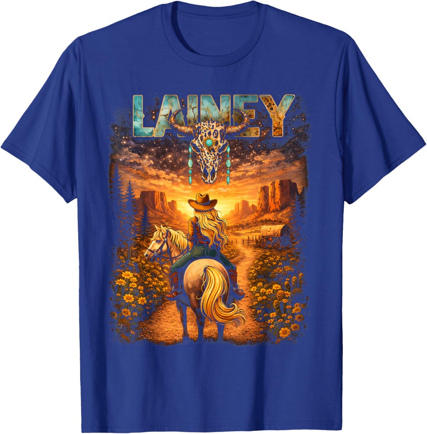 Vintage Lainey Gift for Men Women Kid T-Shirt - T-Shirt | Royal
