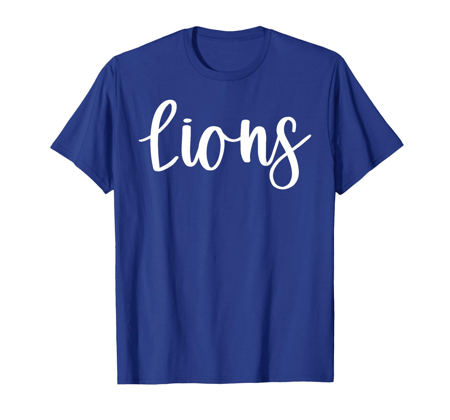 Lions School Spirit Team Mascot Game Night T-Shirt